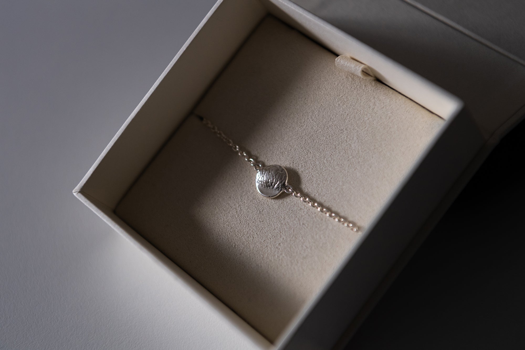 Handmade Nose-Print Silver Bracelet (For Dogs)
